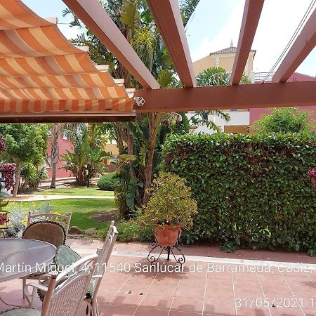 산루카데바라메다 Bajo Con Terraza Piscina Y Jardin 아파트 외부 사진
